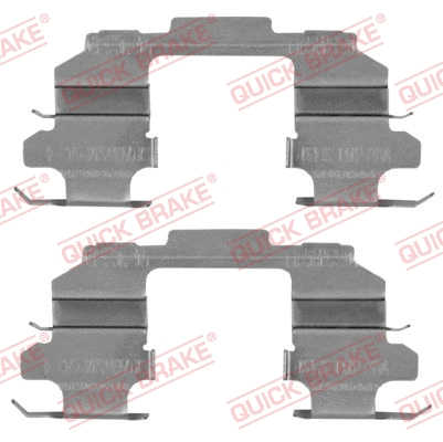 Accessory Kit, disc brake pad (109-0078-1)