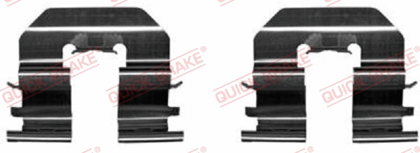 Accessory Kit, disc brake pad (109-1780-1)