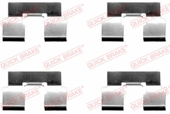 Accessory Kit, disc brake pad (109-1214)