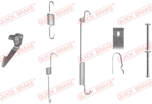 Accessory Kit, brake shoes (105-0846X-1L)