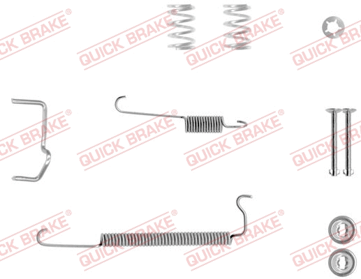 Accessory Kit, brake shoes (105-0064X-1R)