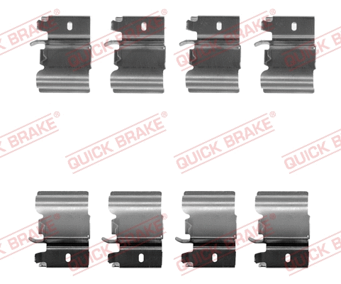 Accessory Kit, disc brake pad (109-1823)