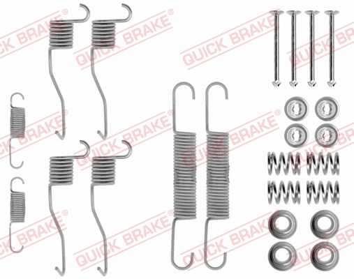 Accessory Kit, brake shoes (105-0639R)