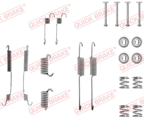 Accessory Kit, brake shoes (105-0599)