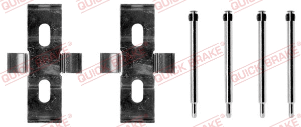 Accessory Kit, disc brake pad (109-1007)