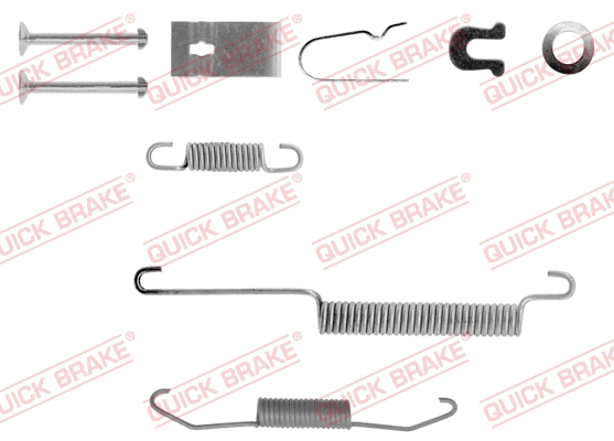 Accessory Kit, brake shoes (105-0679-1R)