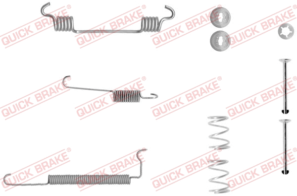 Accessory Kit, brake shoes (105-0710-1)