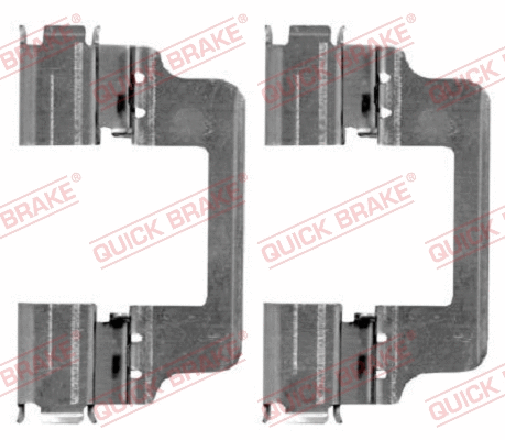 Accessory Kit, disc brake pad (109-1867R-1)