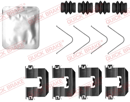 Accessory Kit, disc brake pad (109-0034)