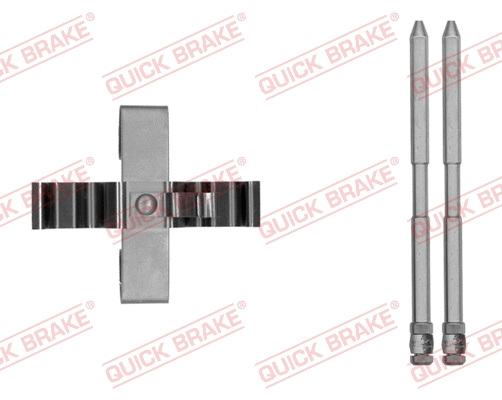 Accessory Kit, disc brake pad (109-1809-1)