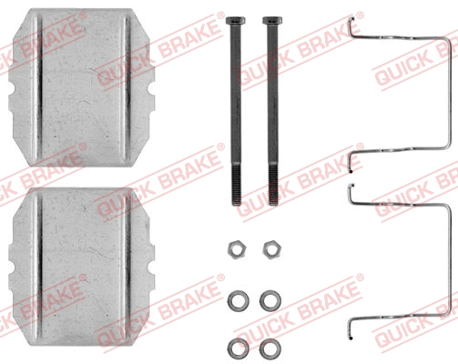 Accessory Kit, disc brake pad (109-1053)