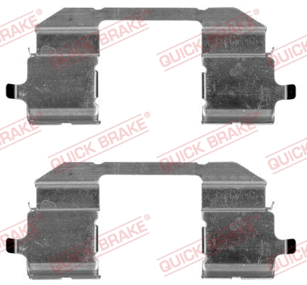 Accessory Kit, disc brake pad (109-1844R-1)