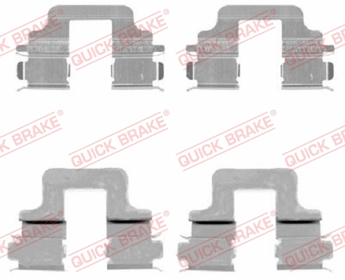 Accessory Kit, disc brake pad (109-1731)