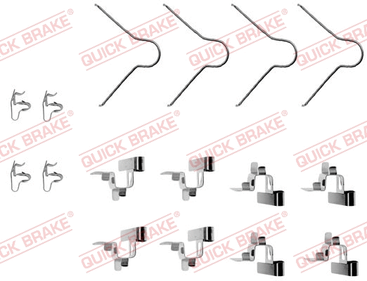 Accessory Kit, disc brake pad (109-1030)