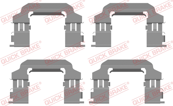 Accessory Kit, disc brake pad (109-0138)