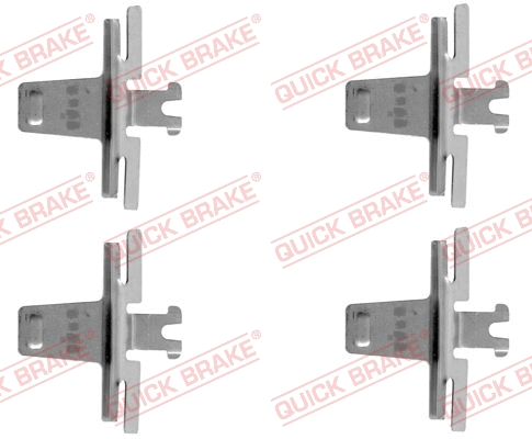 Accessory Kit, disc brake pad (109-1018)