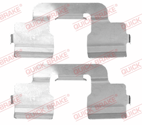 Accessory Kit, disc brake pad (109-1797R-1)