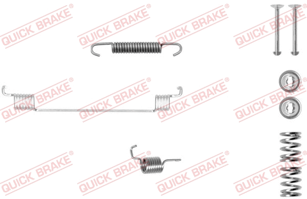 Accessory Kit, brake shoes (105-0672-1R)