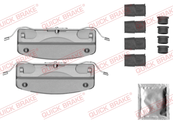 Accessory Kit, disc brake pad (109-0041)