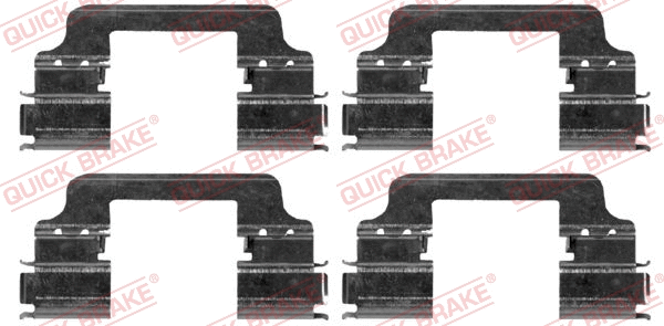 Accessory Kit, disc brake pad (109-1864)