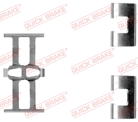 Accessory Kit, disc brake pad (109-1118-1)