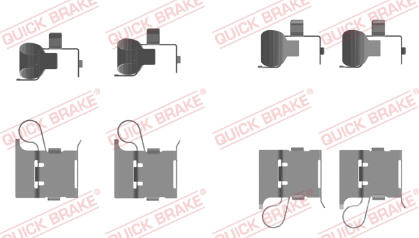 Accessory Kit, disc brake pad (109-0097)