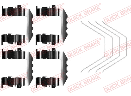 Accessory Kit, disc brake pad (109-0018)