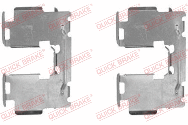 Accessory Kit, disc brake pad (109-1760-1)