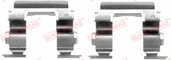 Accessory Kit, disc brake pad (109-1181-1)