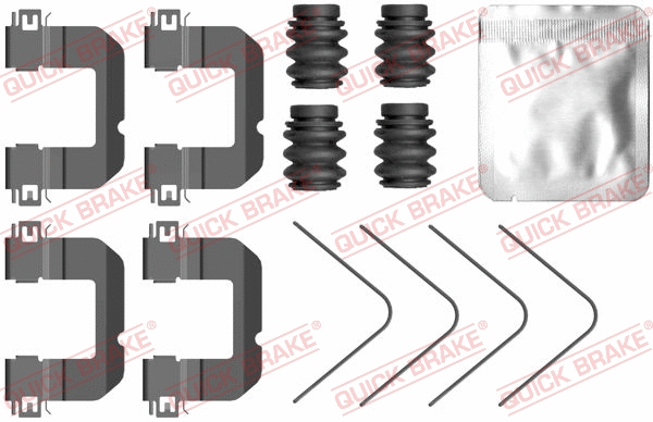 Accessory Kit, disc brake pad (109-0102)
