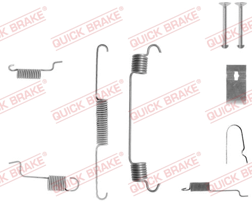 Accessory Kit, brake shoes (105-0742-1L)