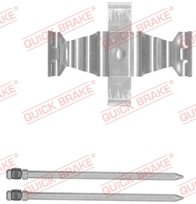Accessory Kit, disc brake pad (109-1829-1)