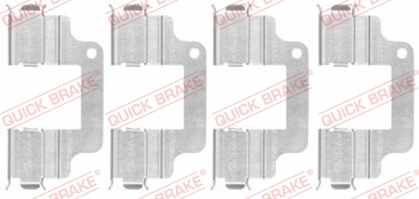 Accessory Kit, disc brake pad (109-1740)