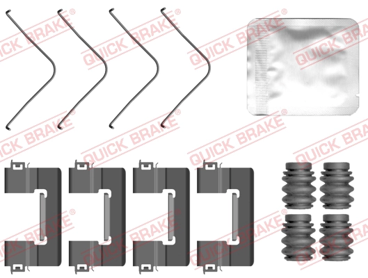 Accessory Kit, disc brake pad (109-0163)