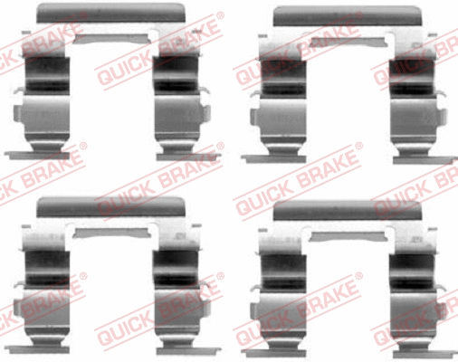 Accessory Kit, disc brake pad (109-1181)