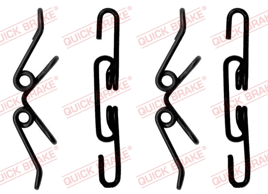 Accessory Kit, disc brake pad (109-1220)