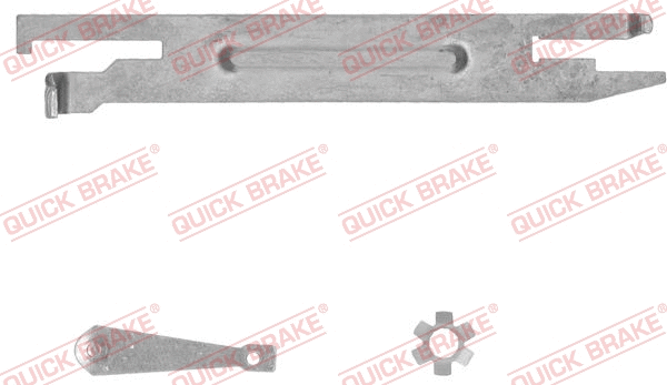 Adjuster Set, drum brake (10553004-1R)