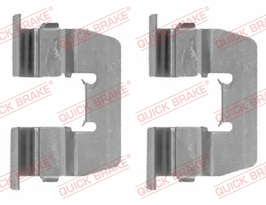 Accessory Kit, disc brake pad (109-1764-1)