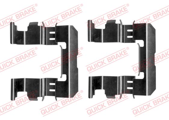 Accessory Kit, disc brake pad (109-1612-1)