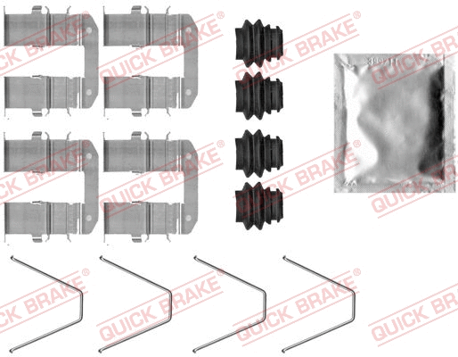 Accessory Kit, disc brake pad (109-0094)