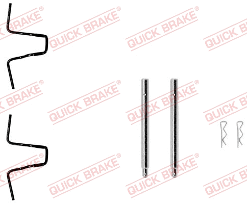 Accessory Kit, disc brake pad (109-0978-1)