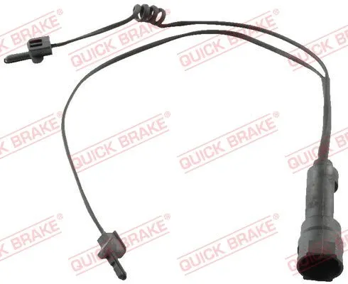 Warning Contact, brake pad wear (WS 0180 B)