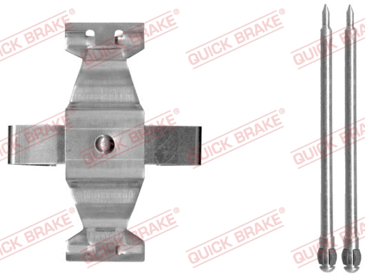 Accessory Kit, disc brake pad (109-1636-1)