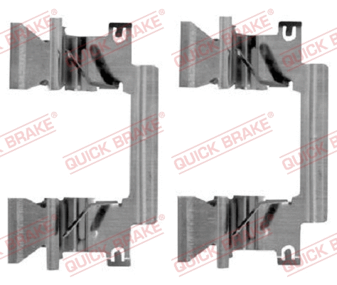 Accessory Kit, disc brake pad (109-1862-1)