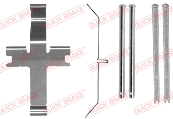 Accessory Kit, disc brake pad (109-1752X-1)