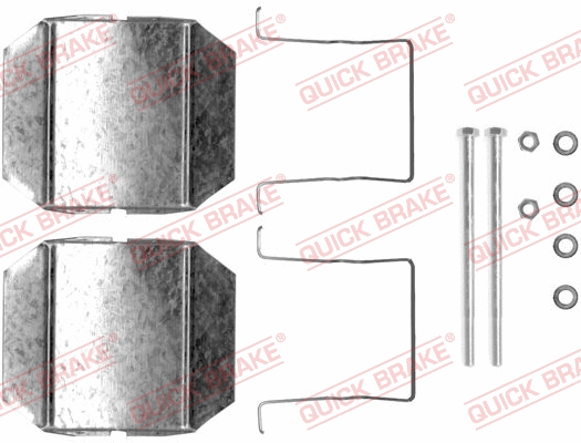 Accessory Kit, disc brake pad (109-1237)