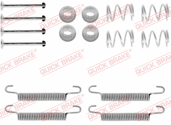 Accessory Kit, parking brake shoes (105-0791)