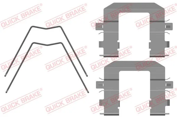 Accessory Kit, disc brake pad (109-0131R-1)