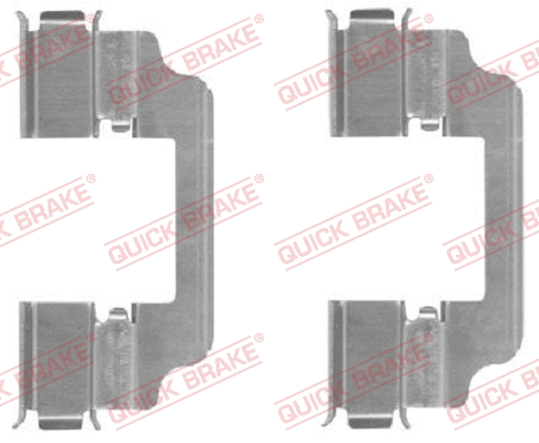 Accessory Kit, disc brake pad (109-1826R-1)