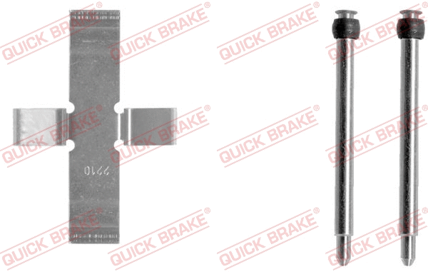 Accessory Kit, disc brake pad (109-1040-1)